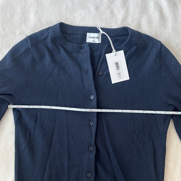 Aritzia Biscotti Cardigan - Size XS, Admiral - Picture 3 of 4